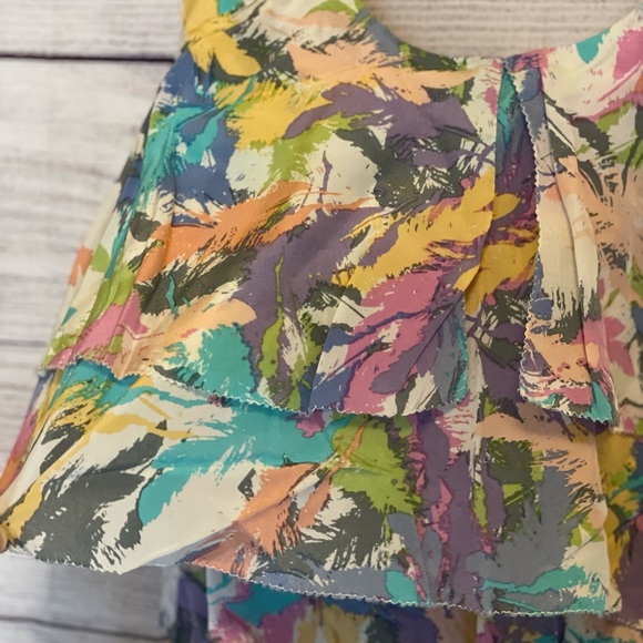 R. 89 100% silk shorts romper - Picture 4 of 8